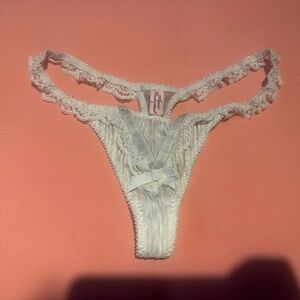 Agent Provocateur Lace Bridal Thong🤍👰🏻‍♀️